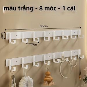 Móc Dán Tường Bằng Hợp Kim Nhôm Chống Bám Bẩn Cho Nhà Bếp Dễ Vệ Sinh Kiểu Dáng Hiện Đại Móc Treo Áo Choàng Cấu Trúc Chắc Chắn