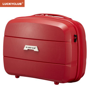LuckyClub Portable Large Capacity Multifunctional Handheld Makeup Bag Travel Storage Bag Fashionable Trendy Hardshell Suitcase