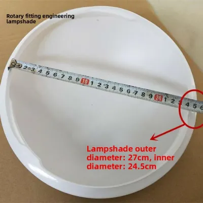 FEIZHUXIANSEN | Universal Round Creative Bedroom PVC Lampshade