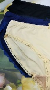 QUẦN LÓT NỮ THUN LẠNH PHỐI REN MỀM MỊN KHÔNG CẤN SAKI - QL333