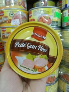 Pate Gan Heo lon in Vissan  Hộp 170g Date 2028 - V134
