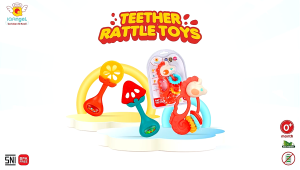 ZAN TOYS Mainan Gigitan Anak Bayi bentuk buah / Teether Toy/ Teether Bayi / Mainan bayi / mainan yg bisa menstimulasi baby newborn