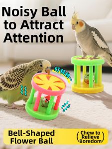 VOA | Entertaining & Chewing Bird Toy Bell Ball