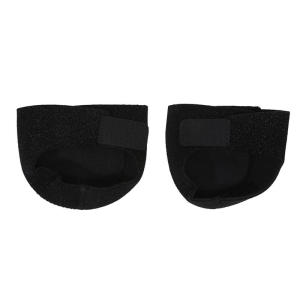 1 Pair Silicone Heel Pads Shock Absorption Relieving Leg Pressure Adjustable Straps To Prevent Slipping Insoles