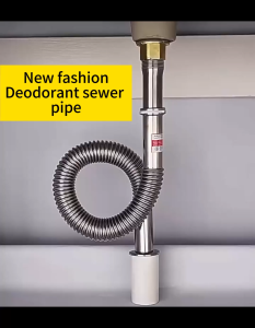 Washing Basin Sink Drain Pipe Extended & Pop-up Stopper Set Fits Drain Hole Size 37-55 MM
