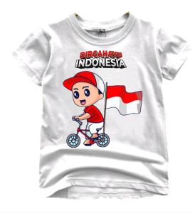 Kaos 17 Agustusan Anak Laki Laki Usia 5 6 7 8 9 10 11 12 Tahun