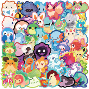 50pcs Cute Cartoon Graffiti Stickers DIY Phone Guitar Laptop Notebook Suitcase Cup Waterproof Sticker Kids Toy