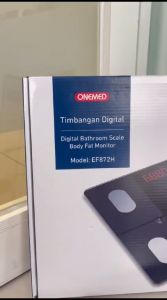 Timbangan Berat Badan Digital ONEMED EF872H - Pengukur Indeks Massa Tubuh (BMI) - ada 3 pilihan Warna