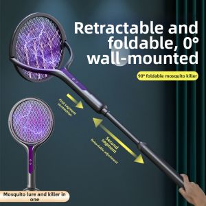 TEKANAI | Rotatable Extendable Wall Mounted Rechargeable Electric Mosquito Swatter
