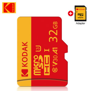 Kodak | Kodak TF Memory Card 32GB 64GB 128GB with adapter High-Speed TF Memory Card is suitable for tablets/cameras/car audio