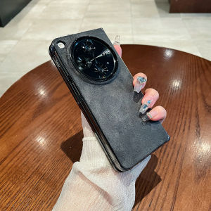 Applicable to Oppofindn3 Phone Case Foldable Screen New Arrival Suede High-End Business Find N3 Collectors Edition Protective Case Luxurious and Simple Comfortable Drop-Resistant Internet Celebrity Male and Female Personality Genuine Leather Ultra-Thin