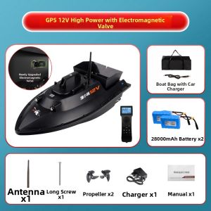 MLZH | Smart Wireless RC Bait Boat with GPS 12V Single Hand 100 Points