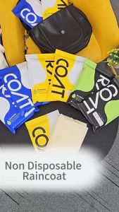 Raincoat Portable Card Raincoat Reusable Thickened Adult Raincoat Outdoor Raincoat waterproof For Women Men To Prevent Rainstorm