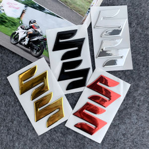 SUZUKI Motorcycle Logo Badge Decal 3D Tank Wheel "S" Sticker Resin Gel Material for Suzuki GSXR GSXR600 GSXR750 GSXR1000 GSX 1300R