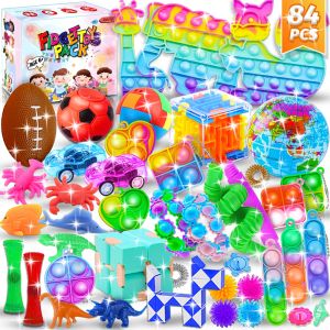 Fidget Toys Pack Stuffers for Party Favors Autism Sensory Toys Stress Autistic ADHD Anxiety Carnival Treasure Classroom Prizes