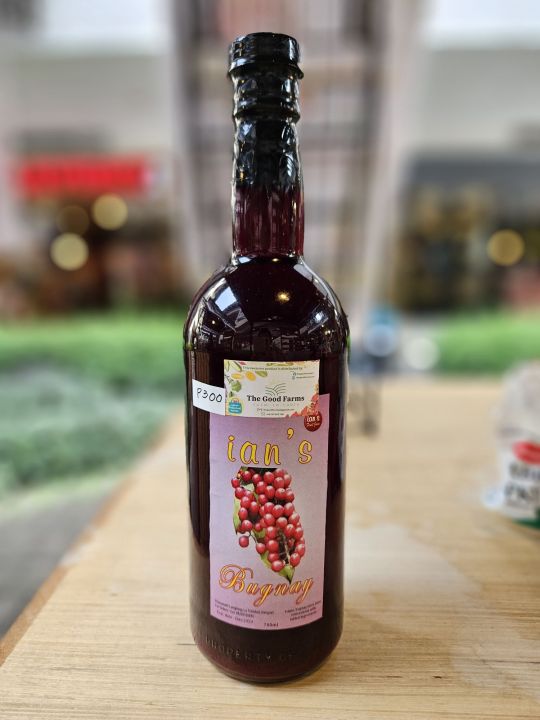 Baguio Bugnay Fruit Wine (4 Alcohol) with Amazing Fruit Benefits