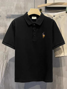 Áo Thun Polo Nam Tay Ngắn Cao Cấp Mùa Hè 2024 Thời Trang Thường Ngày in Họa Tiết Cotton Polyester Thoải Mái Thoáng Khí