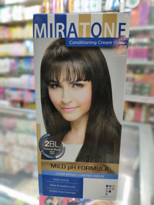 Semir Cat Rambut Miratone Conditioning Cream Color Lazada Indonesia