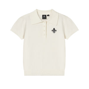 Embroidered Short Sleeve Polo Shirt