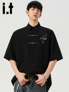 FINGERCROXX | New Chinese Style Summer Lightweight Loose Versatile Men Shirt