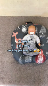 Sofa Bayi Karakter Lucu – Bantal Alas Duduk & Tidur Bayi Baru Lahir – Empuk Aman & Nyaman Digunakan