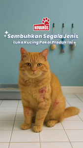 NOVAMOS Salep Luka & Anti Inflamasi Kucing dan Anjing Obat Luka Terbaik Anti Inflamasi Ampuh