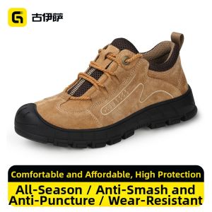 GUYISA | Steel Toe & Plate Safety Work Shoes Lightweight Durable Mens