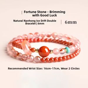 QINGXIANGTAI | Natural Red Agate Bracelet