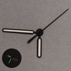 NH35 Watch Hands Rose Gold Black Silver Edge Hands with Green Luminous fit for NH 35 NH36/4R/7S Movements Replace Parts Pointer