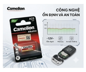 Pin A23 Alkaline Camelion 12V Dùng Cho Remote Điều Khiển Cửa Cuốn