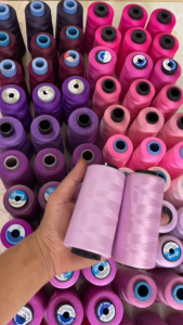 COMPO 3 CUỘN TƠ - Chỉ Tơ 150D Tex 18 5000m/c - Chỉ Bóng Đẹp Dai Bền - Polyester