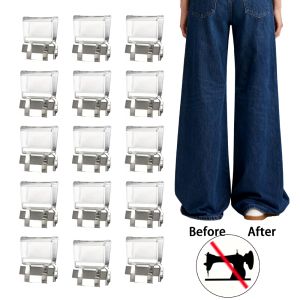 1-20pcs Non-Slip Pants Edge Clip Invisible Trouser Legs Fixing Clip for Anti-drag Pants Hem Fixing Device Seam-free Hidden