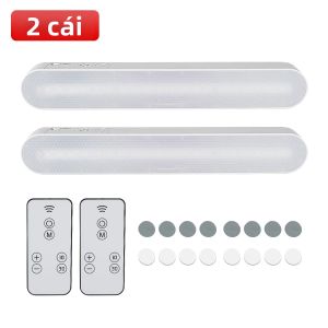 Đèn Bàn LED Sạc USB Cảm Ứng Không Dây Có Điều Khiển Từ Xa Đèn Tủ Quần Áo Từ Tính 3 Màu Sắc Dùng Để Đọc Sách Và Phòng Ngủ