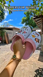 Casual Ladies Thick Sole Clogs Non Slip Tsinelas Malambot Sapatus Para Sa Araw-araw