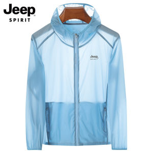 Áo Khoác Chống Nắng Ice Silk Siêu Nhẹ Mùa Hè 2021 Cho Nam JEEP SPIRIT Áo Khoác Ngoài Thường Ngày Có Mũ Trùm Đầu Áo Khoác Ngoài Dài Tay