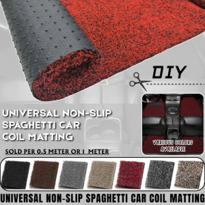CPO 5PCS SET (60cmx1.5cmx300cm) UNIVERSAL NON-SLIP SPAGHETTI CAR COIL MATTING (HIGH QUALITY)