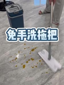 WIND LOVES FLOWERS | Hand-free Cleaning Home Mop Bucket Integrated
