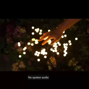 Momo Xmass Lights Solar Firefly Lamp Christmas Lights Outdoor Firework Led Strip Light for Garden Waterproof Decorations