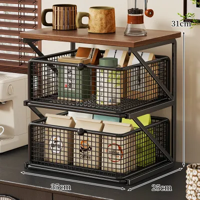 Multi-function Layered Storage Rack