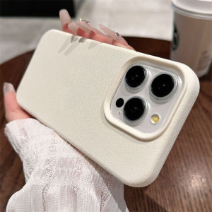 Phone Case For iPhone 13 11 14 12 15 16 Pro Max XR X XS Max INS Litchi Texture Leather liquid state Case Full Coverage Shockproof Protect Soft Cover