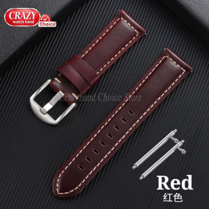 Oil Waxed Cowhide Leather Watch Strap Universal for Seiko for Panerai for Casio Wrist Quick Release Business Women Men Bracelets
