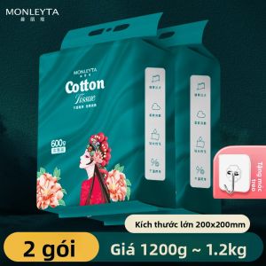 MONLEYTA | Khăn mặt cotton nguyên chất dùng một lần loại kéo dày hơn dùng trong phòng làm đẹp khăn lau mặt dùng một lần khăn cotton nguyên chất