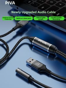 PIVA | Two-way Audio Bridge Adapter USB to 3.5mm