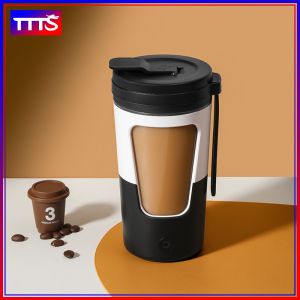 Portable Electric Coffee Mixing Cup Wireless Automatic Charging 430ml Instant Coffee Smoothie Protein Powder Shaking Water Cup