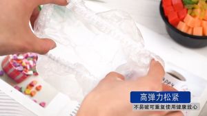 100Pcs/Set Food Cover Makanan Tetap Penutup Makanan Disposable Food Cover Lids Plastic Wrap / Shower Cap