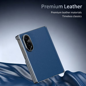 szhaiyu | For Samsung Galaxy Z Fold 8 7 6 5 4 Shockproof Luxury PU Leather Case With Back Camera Full Hinge Protection Business Cover