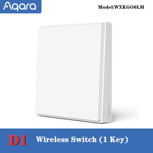 Aqara Smart Wall Switch D1 ZigBee Light Switch Button Smart Home Remote Control Fire Wire With /NO Neutral For Mi Home Homekit