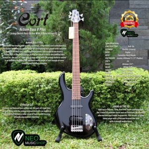 Cort Action Bass V Plus 5 String bass gitar w 2 band Active EQ