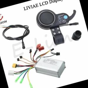 Bộ Điều Chỉnh Tốc Độ DC Không Chổi Than Thông Minh 6 Pin LIVIAE Cho Bộ Điều Khiển Màn Hình Công Tắc Tăng Tốc Xe Tay Ga Điện 36V 48V