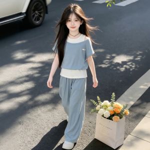 SHANGLEXIONG | Stylish Girls Summer Clothing Set